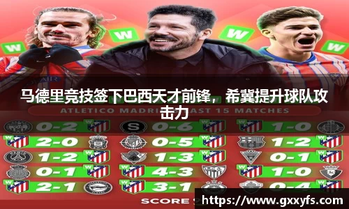马德里竞技签下巴西天才前锋，希冀提升球队攻击力